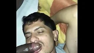 Negão da zona Oeste socou a pica preta na minha boca até dar leite